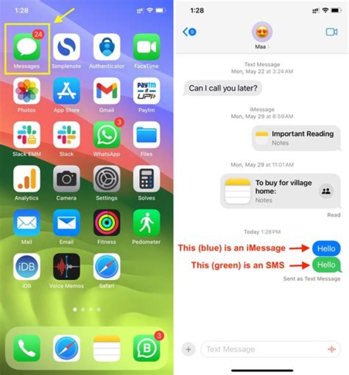Can i send port sms from another number?