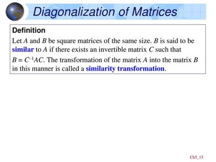 Is diagonalization of matrices unique?