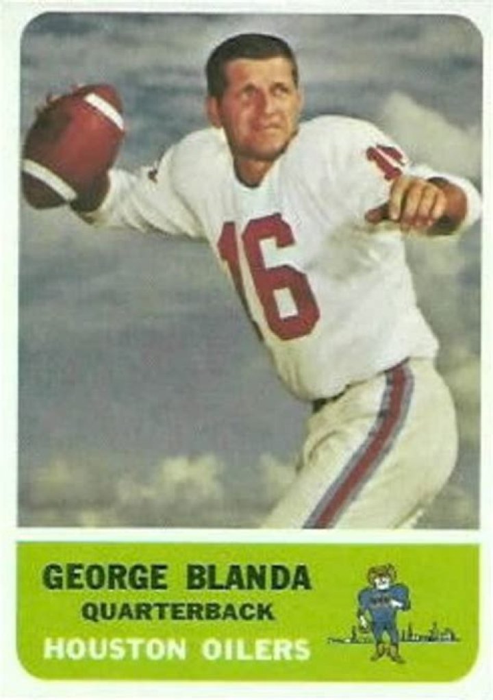 When did george blanda die?