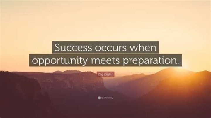 When preparedness meets opportunity?